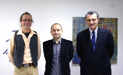 9 -v.l.n.r._-Aadrian Btikofer-Carles Guitart- Spanischer Consul Guillermo Brugarolas